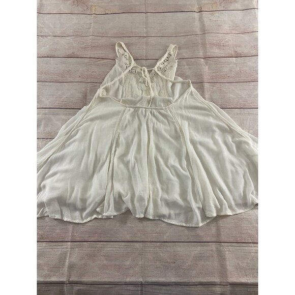 Anna Sui X O'Neill Ivory Elise Women's Crochet Tunic Dress - Medium - Picture 10 of 13